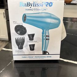 Babyliss Pro Nano Titanium Turbo Xtreme Professional Dryer 