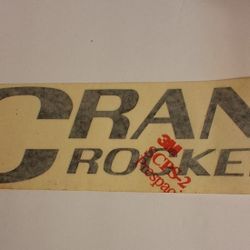 CRANE ROCKERS STICKER