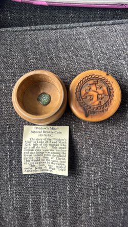 Widows Mite Biblical Bronze Coin
