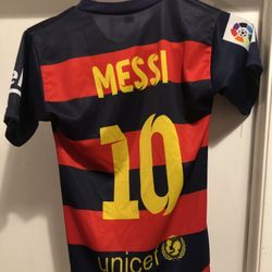 Messi Boys Size Small Jersey 