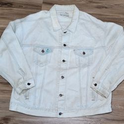 Vtg Levi's Distressed Denim Trucker Women’s Jacket 