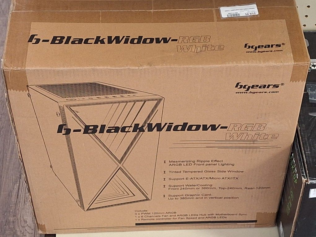 BGear Black Widow  PC Tower Casing 