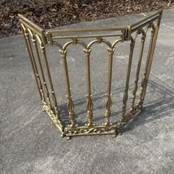 Solid Metal Trifold Fireplace/stove Protector