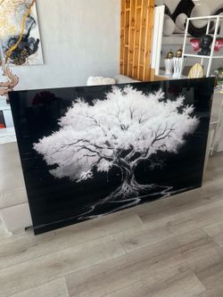 Cuadro árbol en acrílico 72” x 48”