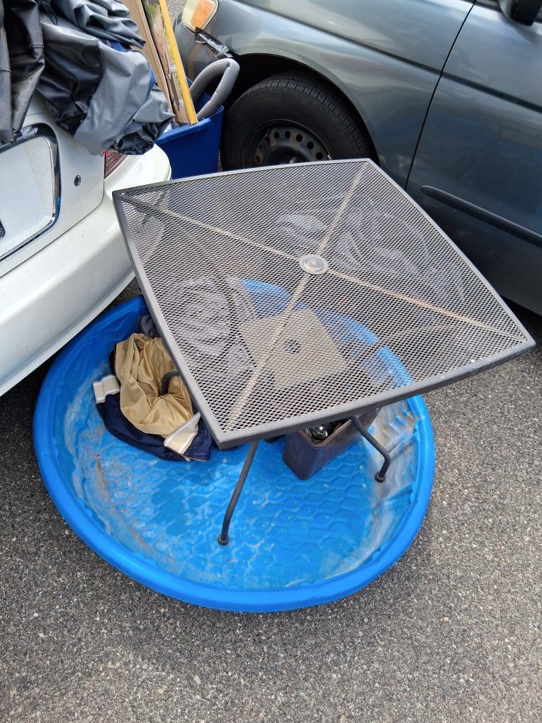 Outdoor Metal Table