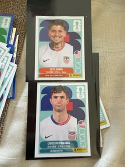 World Cup 2026 panini sticker card lot USA national team Christian Pulisic Diego Luna