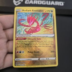Radiant Eternatus 105/159 Crown Zenith Pokemon Holo Foil Card