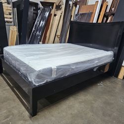Queen bed and mattress
