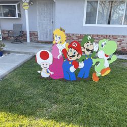 Super Mario Yard Sign 