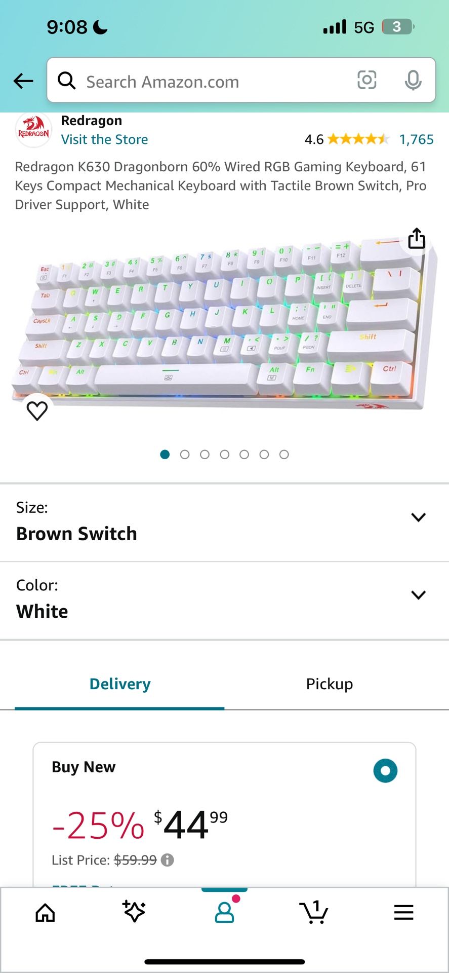 Electronics ( Beats, Gaming Keyboard, Gaming mouse, Led lights )