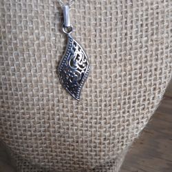 Sterling Silver Pendant Necklace 