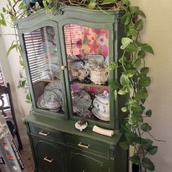 Antique China Hutch- Cottage core Dream