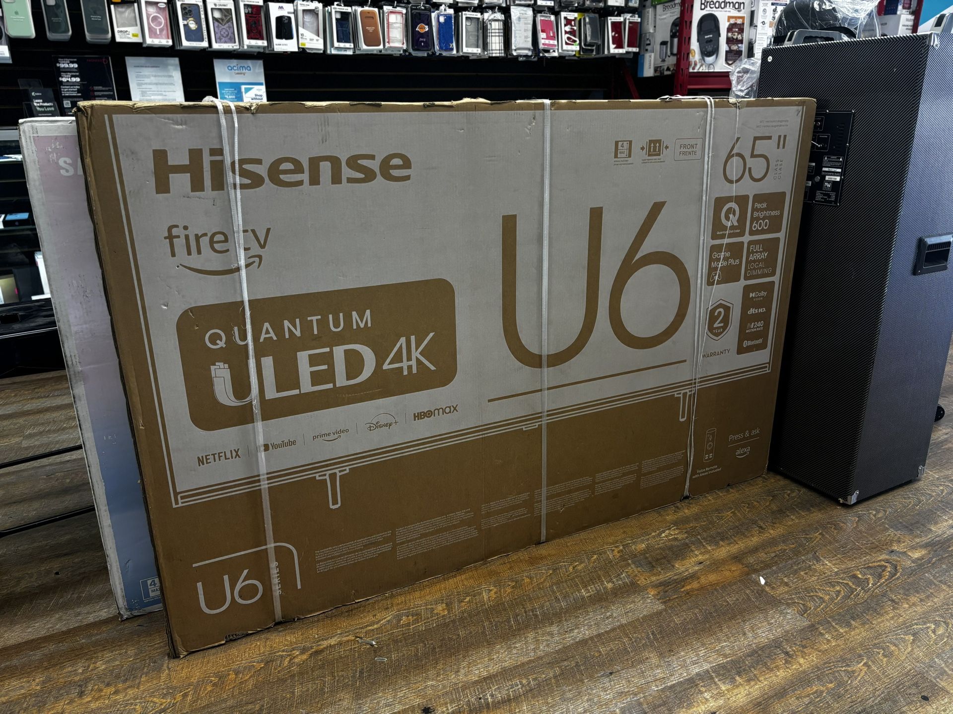 Hisense Fire TV 65” ULED 4K U6 Series