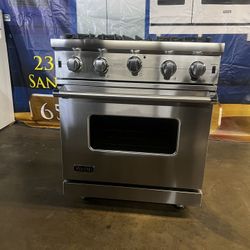 VIKING 30”WIDE ALL GAS RANGE STOVE IN STAINLESS STEEL 