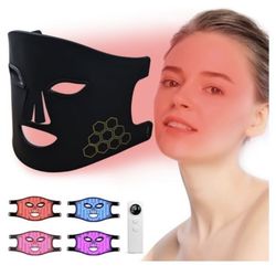 LED Face Mask Light Therapy, Intrared Red Light Therapy for Face.    (AA)