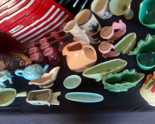 Vintage dishware -vases