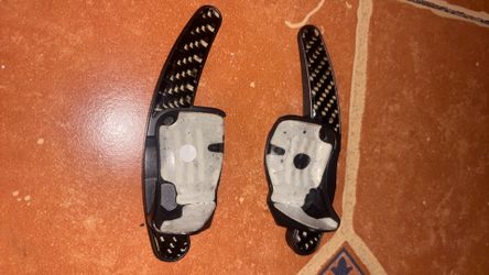 Carbon Fiber Shift Paddles Shifter Extension For Golf 5/6 MK5 MK6 GTI R32 R20