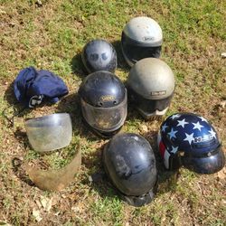 Motorcycle Motocross Helmet Lot Shoei Harley Davidson