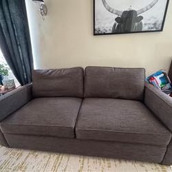 Crate and Barrel sleeper sofa couch and sleeper chair