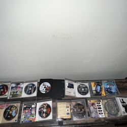 PS2 and PS3 video games. 10 total