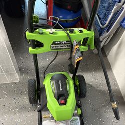 Green works 1800psi Electric Power Washer 