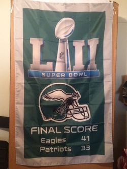 Philadelphia eagles Super Bowl Banner