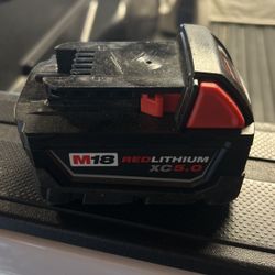 Milwaukee M18 REDLITHIUM XC 5.0 Battery