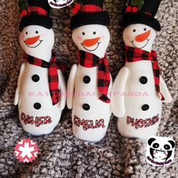 ☃️🧦PERSONALIZED SNOWMEN!☃️🧦
