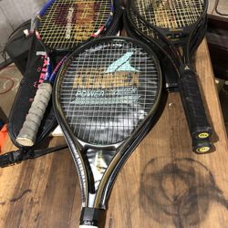 Tennis Rackets And Cases