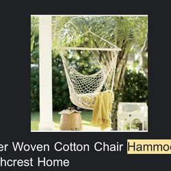 Parker Woven Cotton Chair Hammock By Beachcrest Home