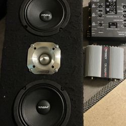 6x5 Prvs 400x4 Taramps Amp An Crossover 