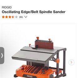*New* Ridgid Oscillating Edge/Belt Spindle Sander R4840