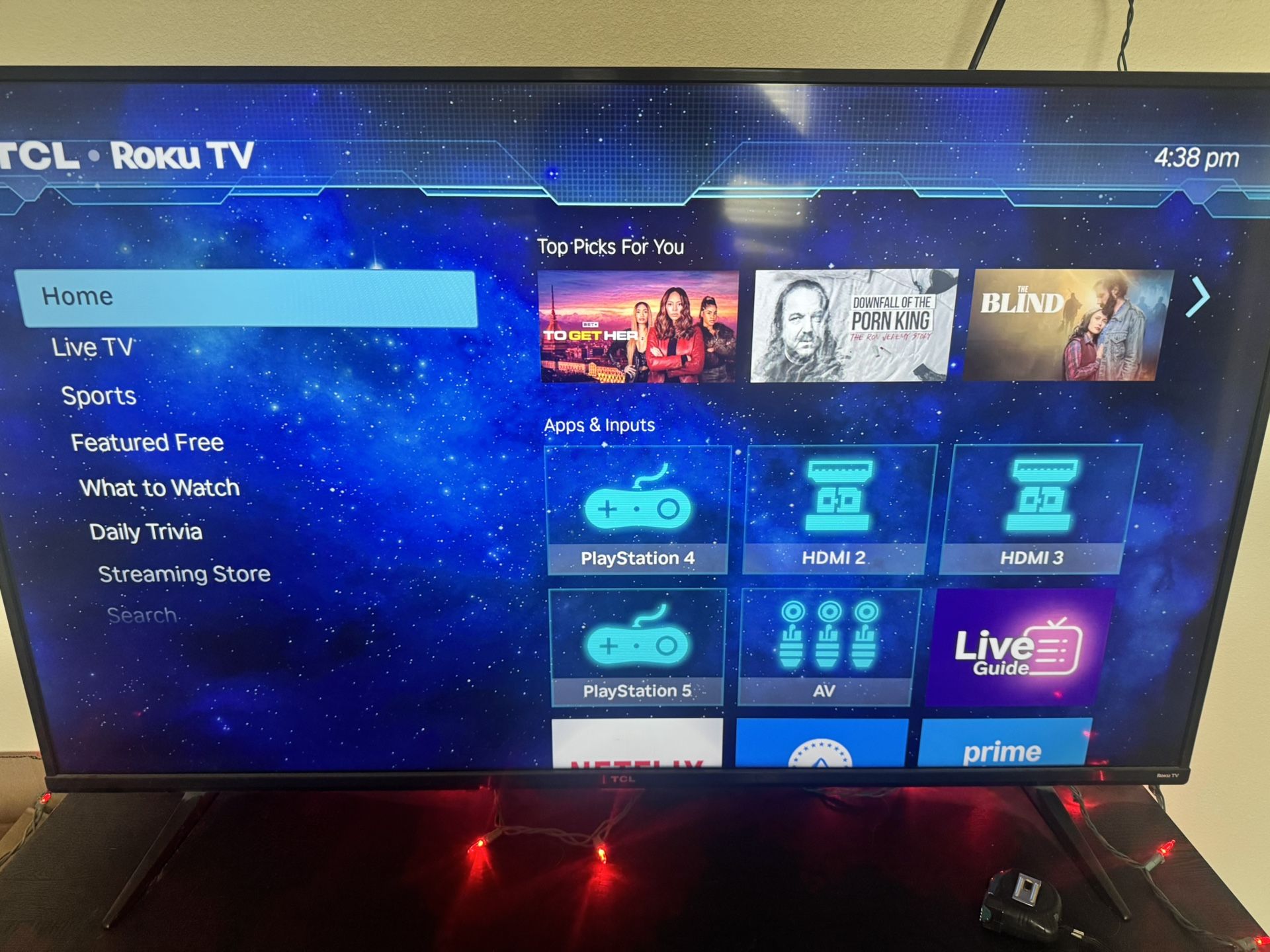43” TCL ROKU SMART TV