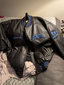 Vintage original Chicago House of blues. Large leather coat