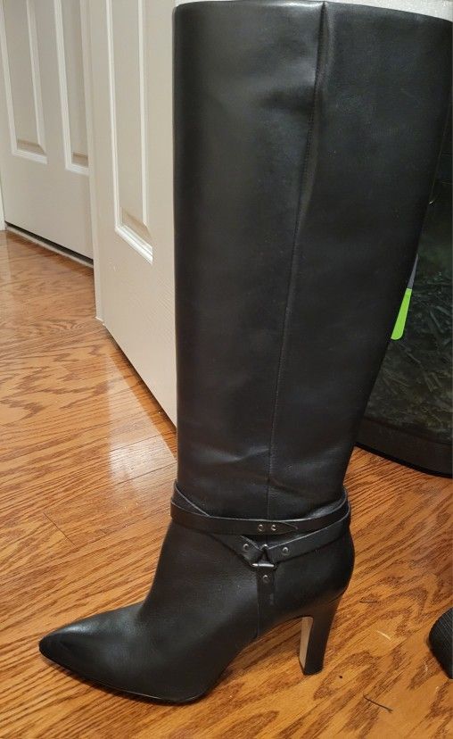 Black Knee High Boots, VINCE Camuto
