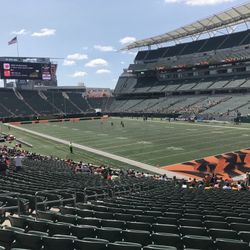 Bengals Vs Raiders Lower Level Seats