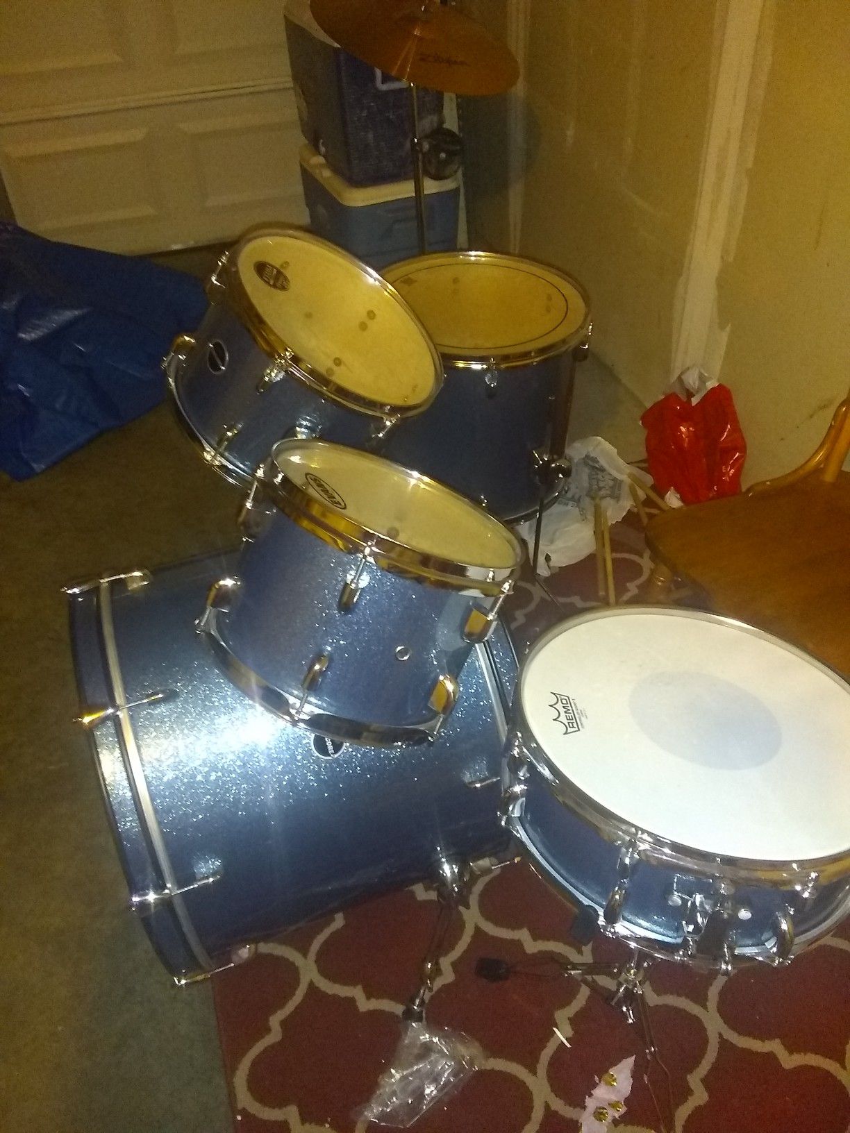 PDP BY DW 5 piece drum kit and TKO drum kit