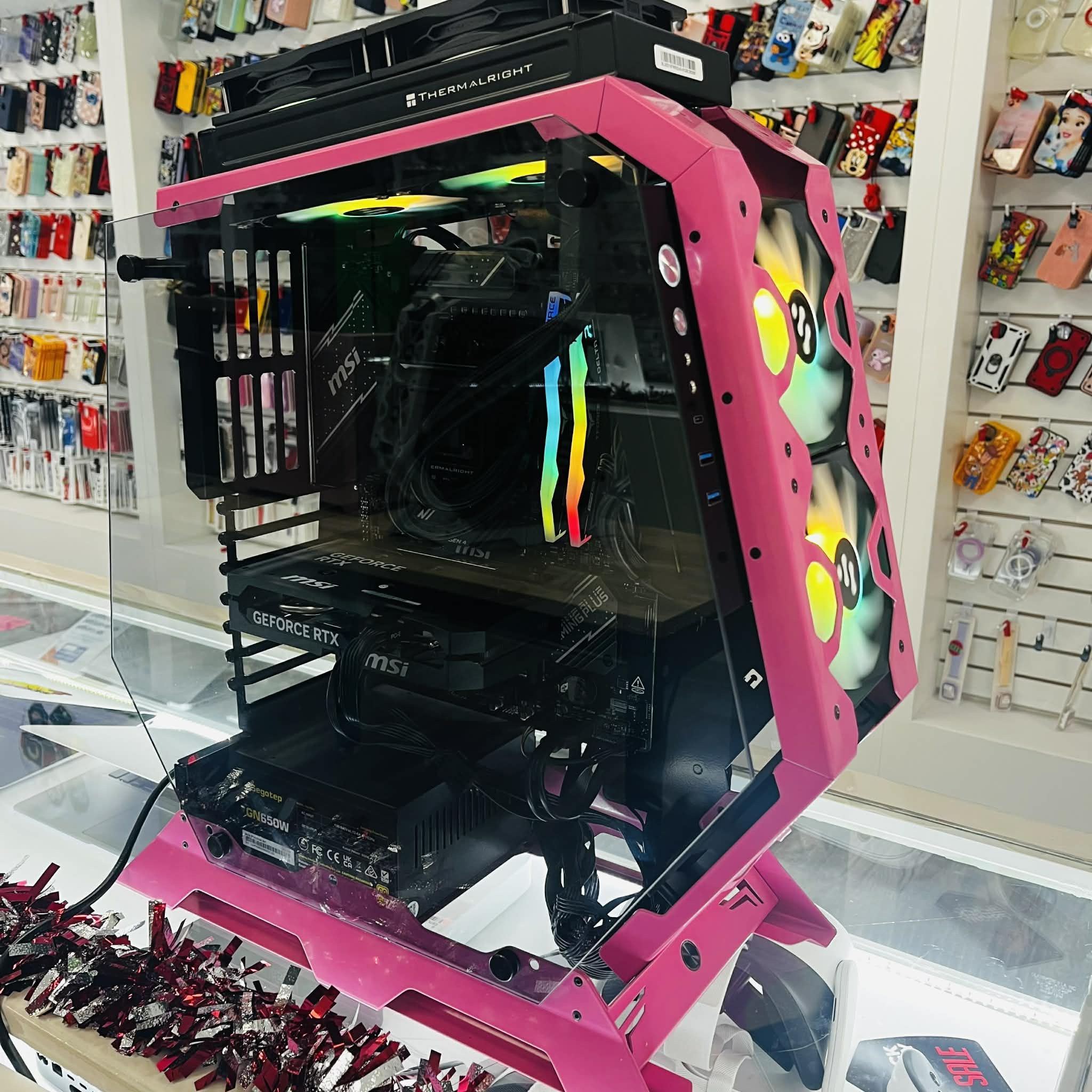 Gaming Computer Pink 