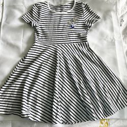 Girls Stripe Pure Cotton Dress Size 10-12