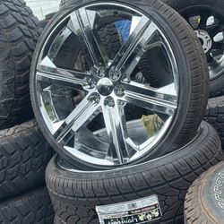 WHEELS 26x10 NEW CHEVY TAHOE YUKON DENALI
