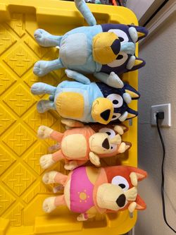 Bluey plushies