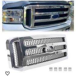 Ford 2005-2007 SuperDuty F250 F350 F450 F-250 F-350 F-450 Front Grill