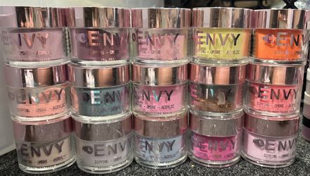Envy Acrylic/Dip Powder Collection – 15 Colors – Mostly Full