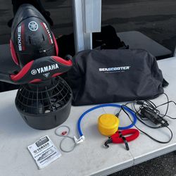*Needs New Battery* Yamaha RDS300 Seascooter! Under Water Propulsion Device. Includes all parts, bag and manual. Just needs a new battery. Retails $67