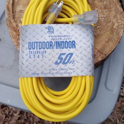 50ft. Heavy Duty Light-up Extension Cord Outdoor/indoor.