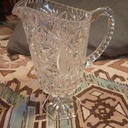 Vintage crystal pitcher
