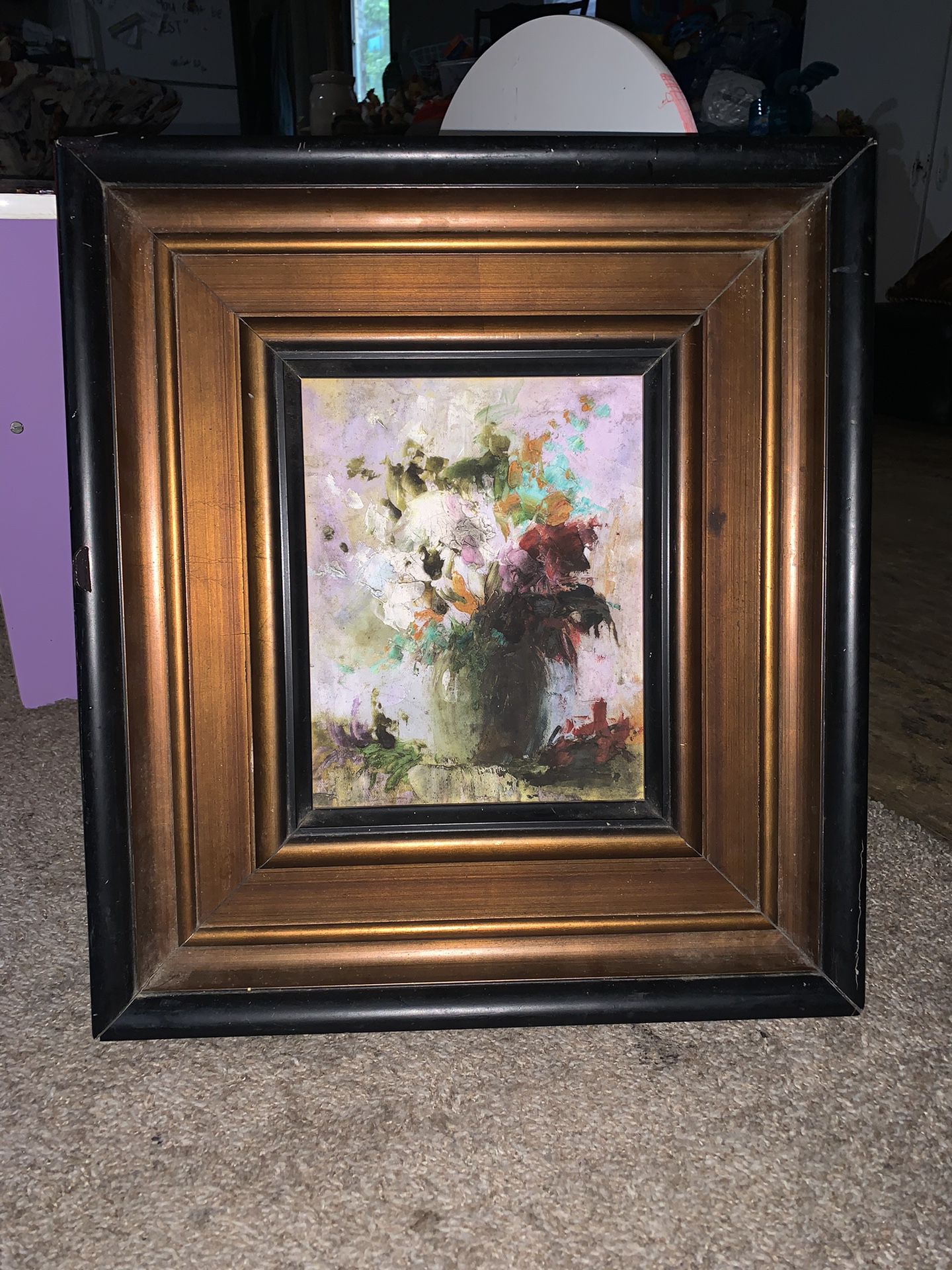 Oil Painting In Custom Frame