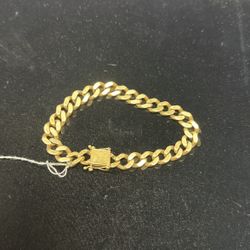 14k Cuban Bracelet 66 Grams