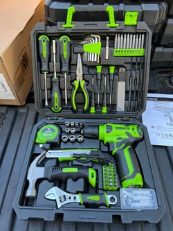 New DEKOPRO 8V Cordless Drill, Drill Set with 3/8"Keyless Chuck, Built-in LED, Type-C Charge Cable, 42pcs Acessories, Power Drill for Drilling and Tig