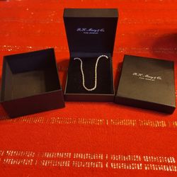 Brand New 20" Sterling Silver Rope Necklace 